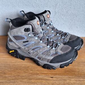 Women's Merrell Moab 2 Mid Granite Waterproof Leather Hiking Boot 11 42.5